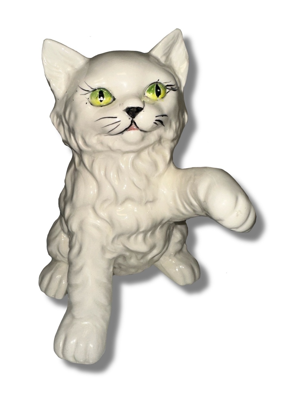 Vtg Ceramic Cat Figurine
